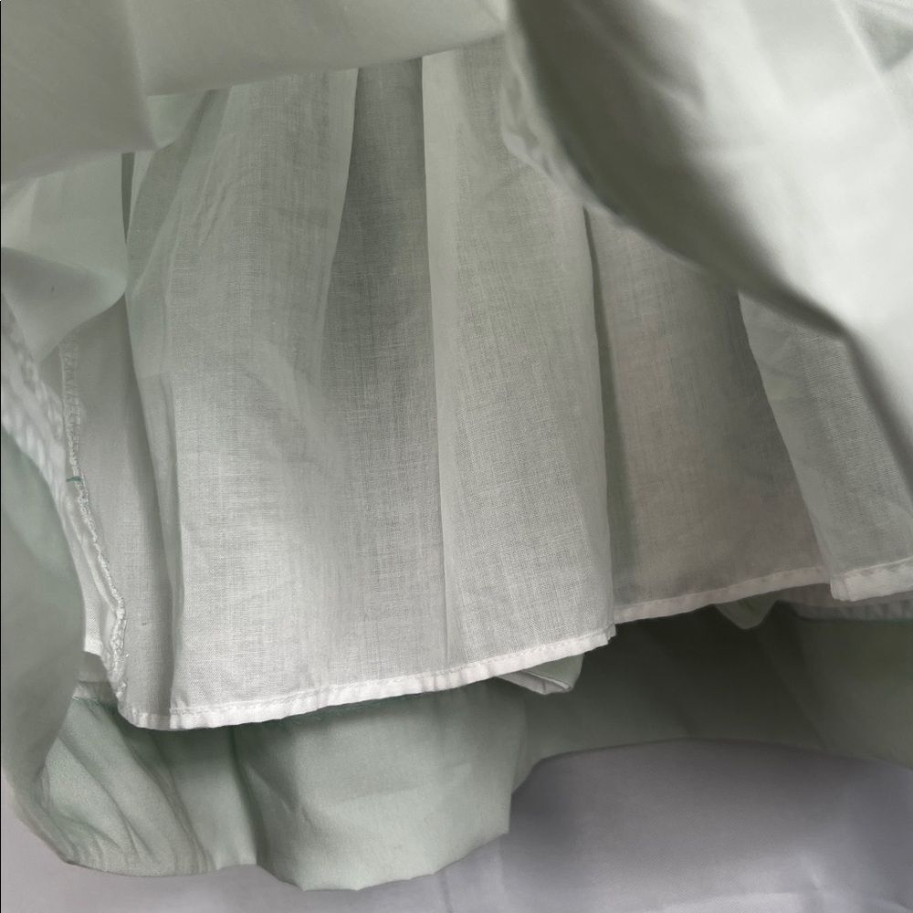 Busy Bees Smocks sage green puff sleeve dress with matching diaper cover size 3T - Picture 6 of 16